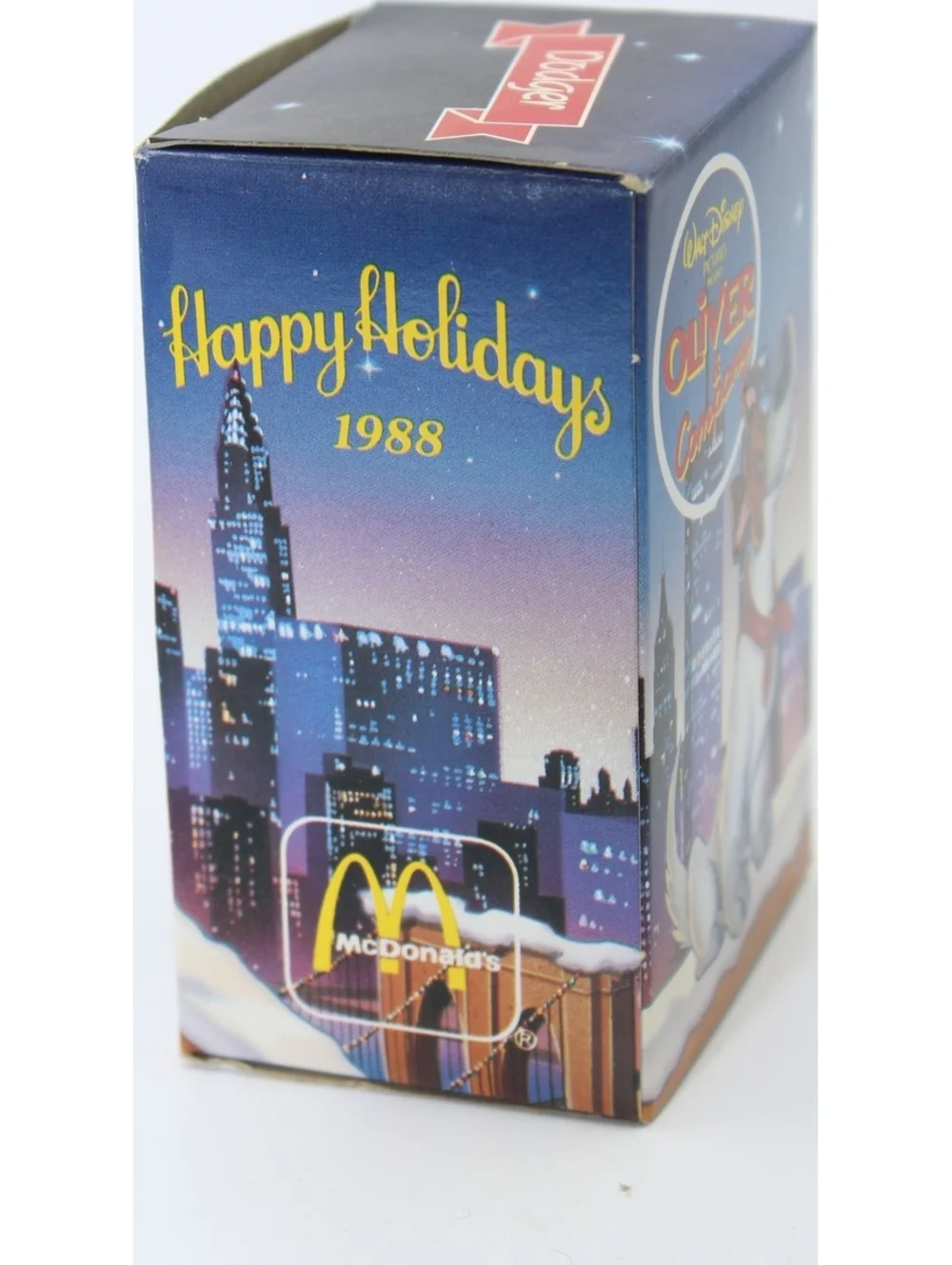 80s 90s Disney 6 EMPTY BOXES from Christmas Ornaments McDonalds Happy Meal Toys